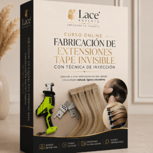 Curso Fabricación de extensiones tape invisible con técnica de inyección