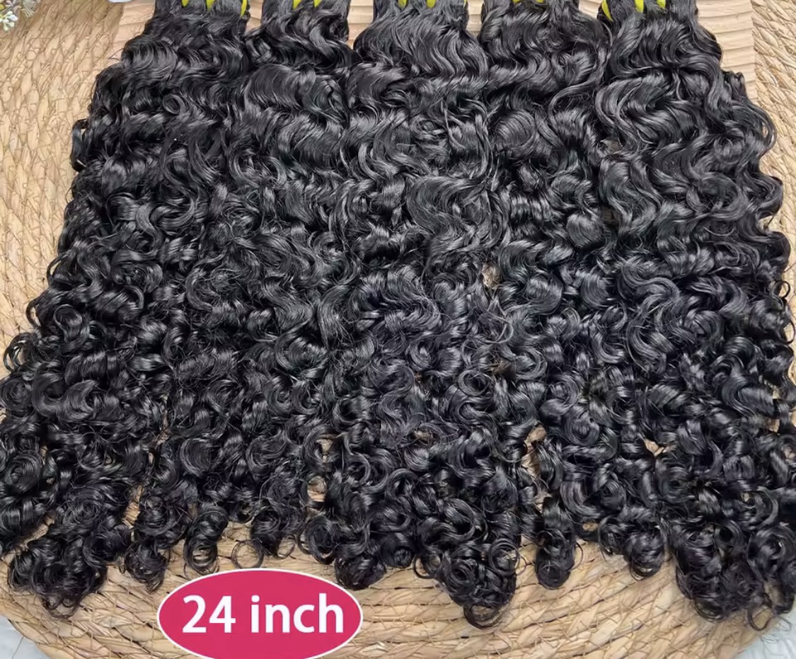 Extensiones de cabello humano vietnamita ondulado con agua, mechones de ondas profundas rizadas, cabello humano negro Natural, cabello Remy 100% cabello humano Natural 15A , 3 paquetes